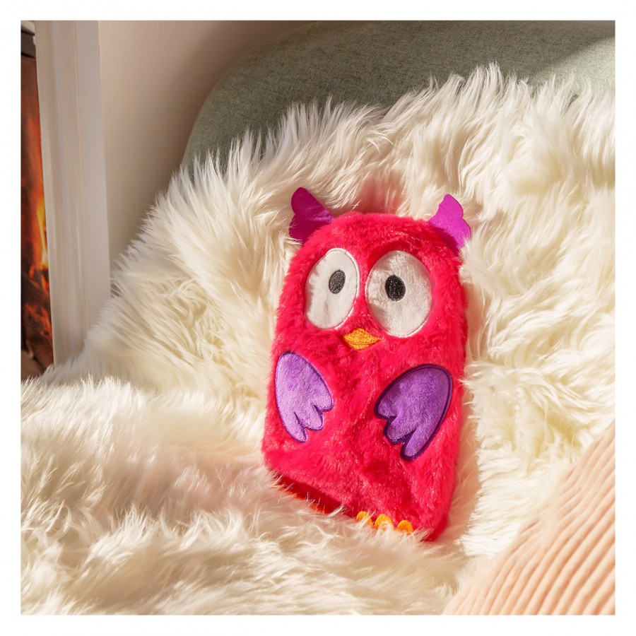 Θερμοφόρα Πλενόμενη  Ζωάκι Κουκουβάγια Hot Watter Bottle Hotly Owl Pylones Δώρα για Άνδρες